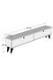 Hanah Home Paris Soporte de TV Blanco y Nogal